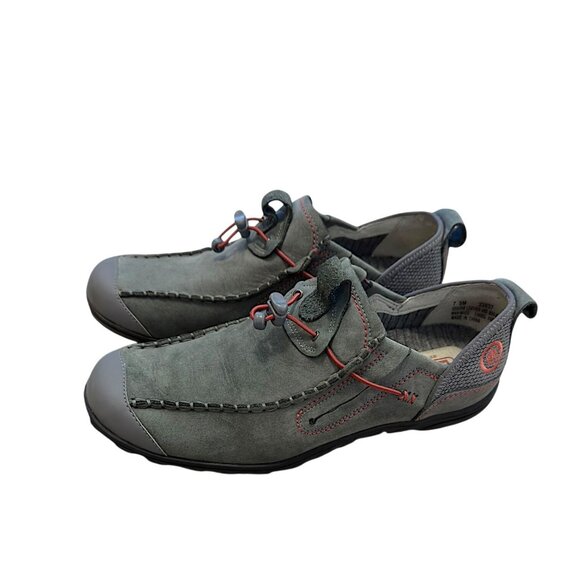 Timberland Gray and Red Women's Sneakers - Picture 2 of 9